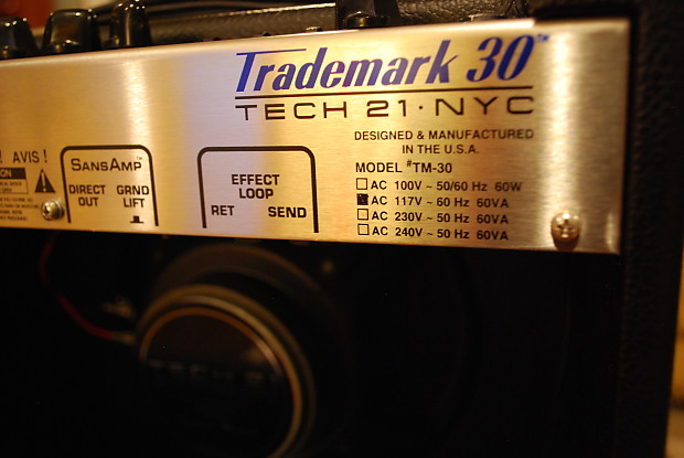 Tech 21 Trademark 30 1x10 Guitar Combo Amp image 5
