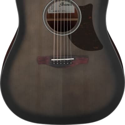 Ibanez AAD50TCB Advanced Acoustic Guitar - Transparent Charcoal Burst image 4