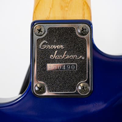 Mid 00's Grover Jackson Dinky Metallic Blue w/ HSH GJ Pickups, GJ Locking Trem image 10