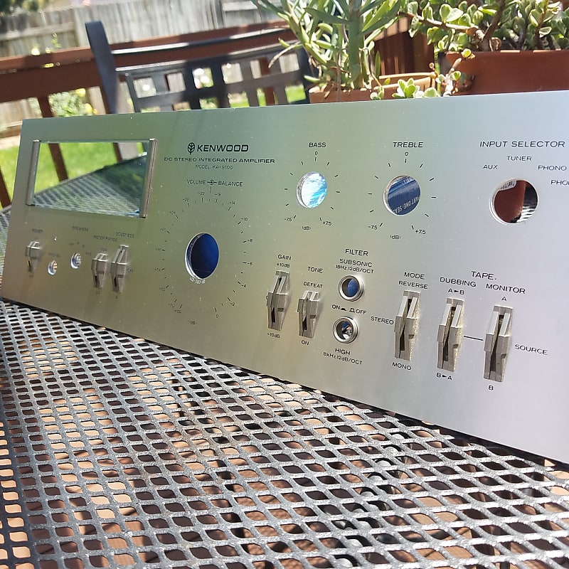 Kenwood KA-9100 Face Plate  			