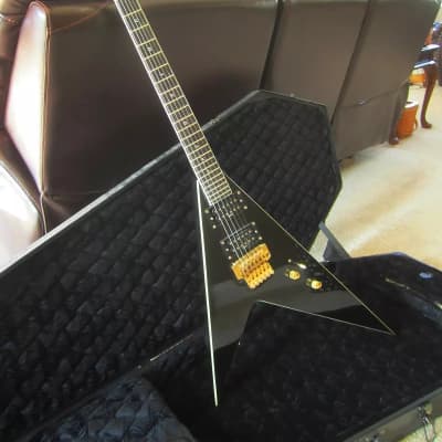 TTM Predator Flying V (Project Guitar) Black image 2