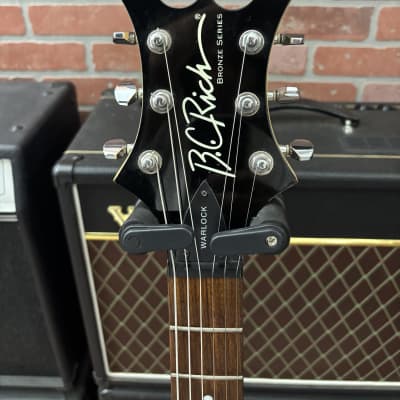 B.C. Rich Warlock Black & Red Tribal image 6