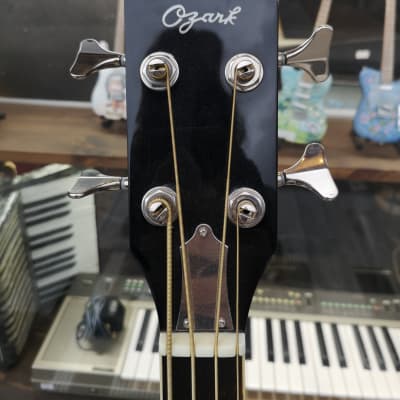 Ozark Resonator Bass Guitar - Reflective Nickel image 3