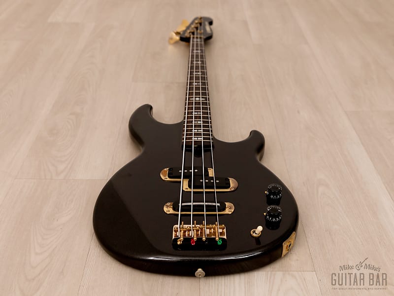 1983 Yamaha Broad Bass BB3000 Vintage Neck Through PJ Bass Guitar Metallic  Black, Japan