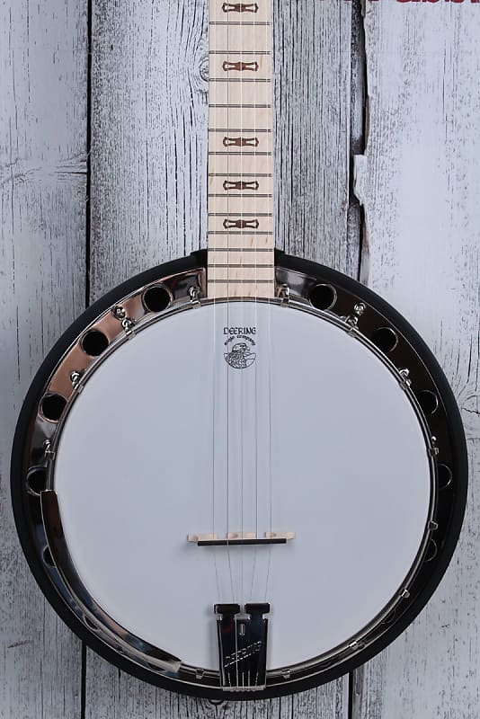 Deering Goodtime Special 5 String Resonator Back Banjo Natural Satin Made in USA image 1