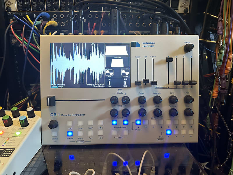 Tasty Chips GR-1 Granular Synthesizer Desktop Module - White | Reverb