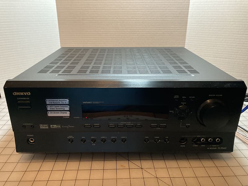 Onkyo TXSR600 2002 AV Digital Receiver Tested and Working Reverb