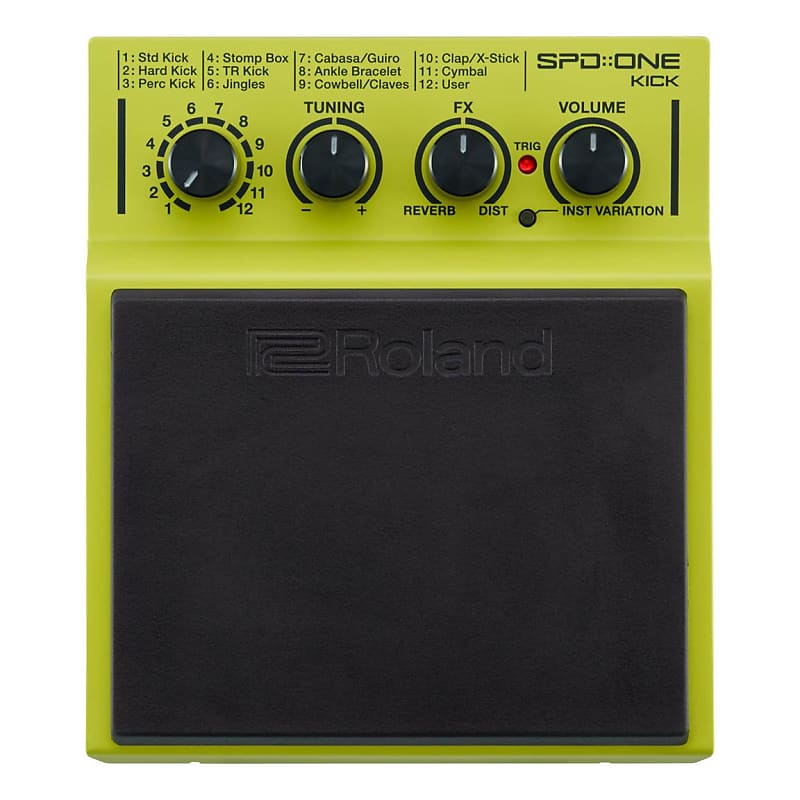 Roland SPD::One Kick Digital Percussion Pad - Yellow image 1