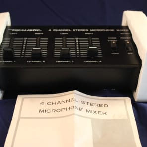Radio Shack Realistic  4-Channel Stereo Microphone Mixer 32-1105 Early 80's image 4