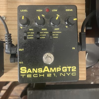 Tech 21 SansAmp GT2 Tube Amp Emulation Pedal