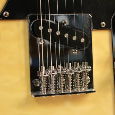 2015 Legator Opus OTH-200SE Semi-Hollow 'T' Style Electric Guitar in Cream Finish image 11