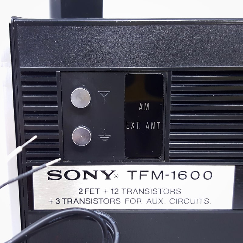 SONY TFM-1600 6-Band Shortband Vintage Radio + AM Antenna, Working & Clean  | Reverb