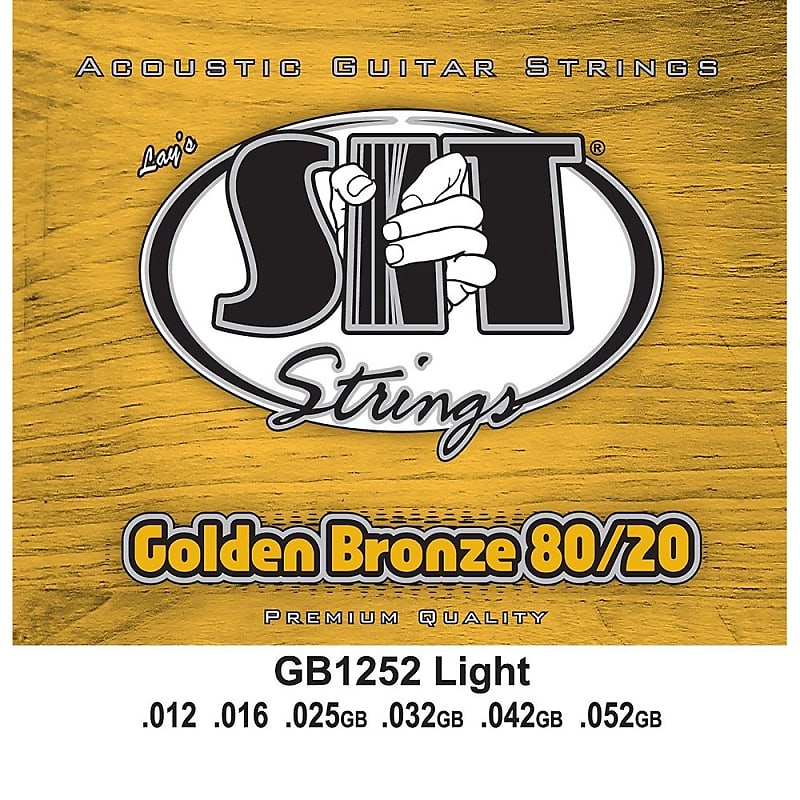 SIT Strings GB1252 Golden Bronze 80/20 Light Strings (12-52) image 1
