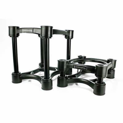 IsoAcoustics Iso-Stand Series Speaker Isolation Stands with Height & Tilt Adjustment: Iso-200 (7.8” x 10”) Pair image 1