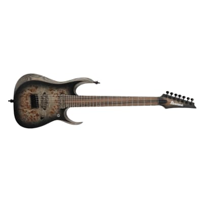 Ibanez RGD71ALPA Electric Guitar 7-String Flat Charcoal Burst Black Stained - RGD71ALPACKF image 1