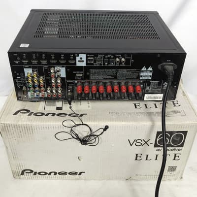 Pioneer Elite VSX-60 - Elite 630W 7.2-Ch. 3D Pass-Through A/V Network Home Theater Receiver w/ Box image 7