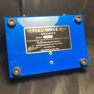 Fulltone Fulldrive2 MOSFET Overdrive / Boost Pedal Reviews
