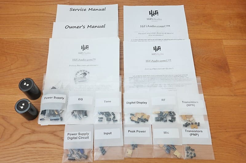 Sansui G-6700 restoration kit filter capacitor repair rebuild fix  			