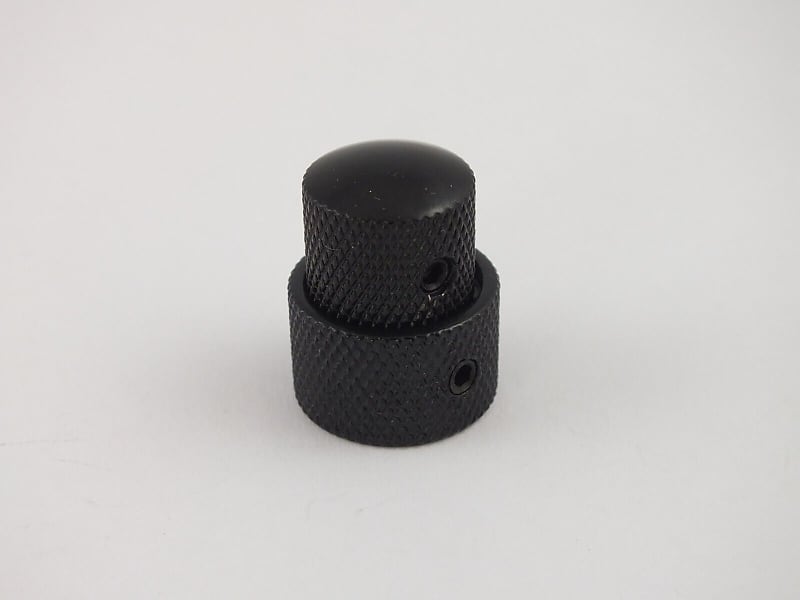 Black Dual Concentric Stacked Metal Control Knobs for | Reverb