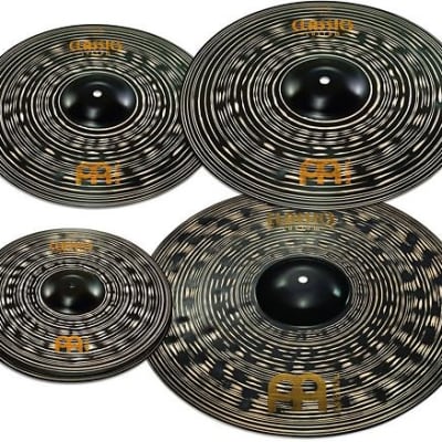 Meinl Cymbals Classics Custom Dark Cymbal Pack with Free 18" Dark Crash(New) image 1