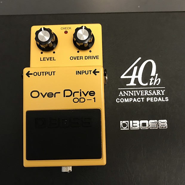 Boss OD-1 Overdrive 40th Anniversary