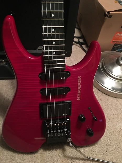 Steinberger Gm4 trans tremlo red