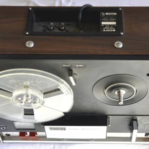 Sony Reel-to-reel tape deck TC-252-D wood cabinet