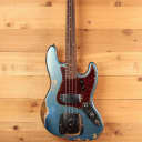 Fender Custom Shop 1961 Time Machine Jazz Bass w/ Heavy Relic Aged Lake Placid Blue - Floor Model