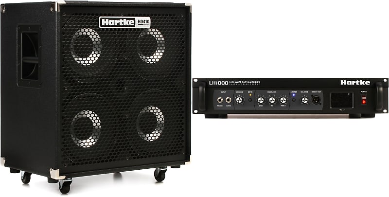 Hartke Hydrive Hd410 1 000 Watt 4x10 Bass Cabinet Bundle Reverb