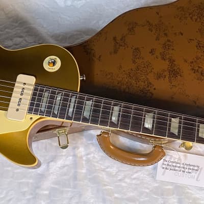 NEW ! Gibson Custom 1954 Les Paul Goldtop Reissue VOS - Double Gold - Authorized Dealer - 8.8 lbs - G04852 image 6