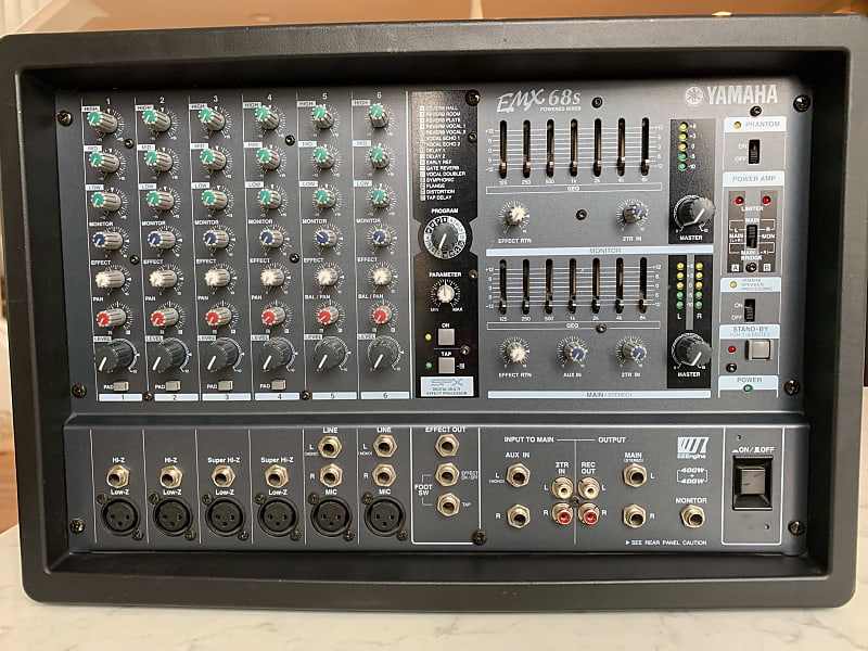 Yamaha EMX 68S Powered Mixer