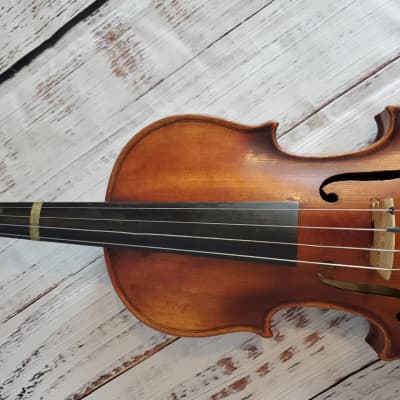 Copy of Antonius Stradivarius Cremonsis, Made in Germany, 1/2 size violin with case image 15