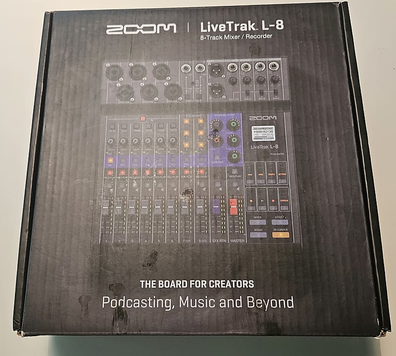Zoom LiveTrak L-8 Digital Mixer / Recorder 2010s - Grey / Blue image 1