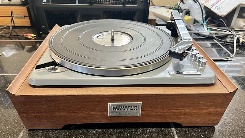 ELAC Benjamin Miracord 10H Automatic Turntable w/ new AT Cartridge; Fully  Serviced, no cover