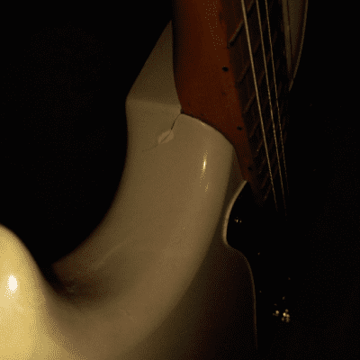 cortez, strat-like, white/faded, guitar image 4