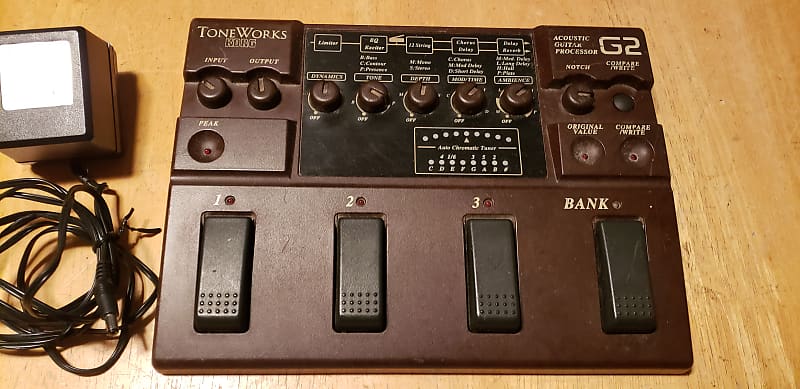 Korg Toneworks G2 acoustic guitar processor 1990's | Reverb