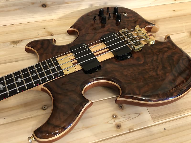 Alembic Mark King Signature Triple Omega Heart Bass Guitar LEDs