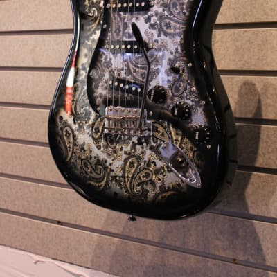 Fender Black Paisley Stratocaster MIJ Limited Edition with Hard Case image 3