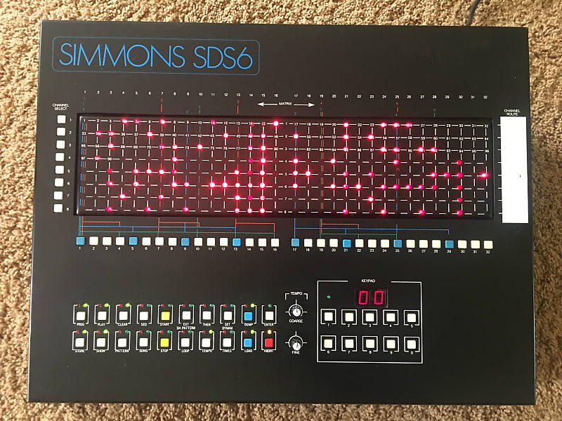 Simmons SDS-6 Rare-as-hens-teeth Drum Sequencer w/MIDI image 1