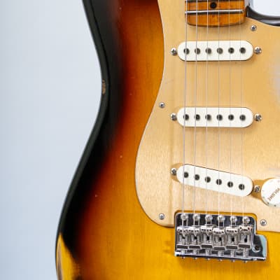 Fender Custom Shop Roasted '56 Stratocaster Relic 2022 - Faded Aged 2-Tone Sunburst image 8