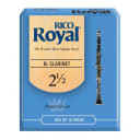 Rico Royal Bb Clarinet Reeds - Strength 2.5 (10-Pack)