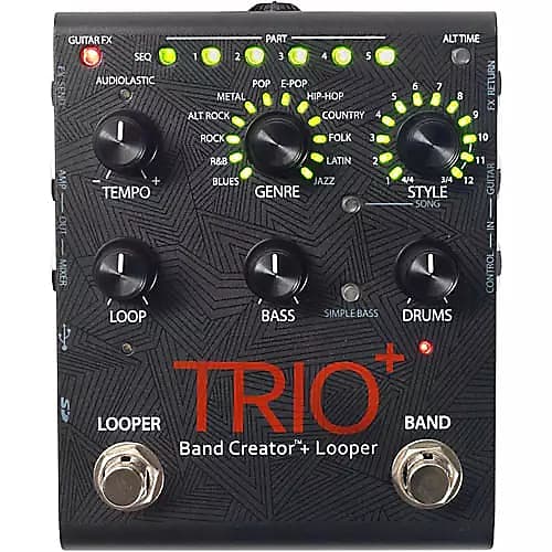Digitech Trio+ Band Creator Plus Looper Guitar Effects Pedal, Support Brick & Mortar Music Shops ! image 1