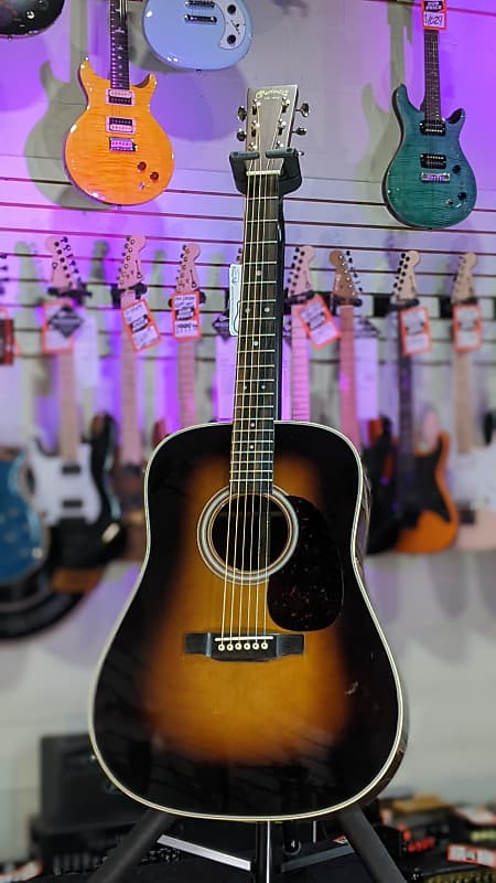 Martin D-28 Acoustic Guitar - Sunburst 1935 Authorized Dealer | Reverb