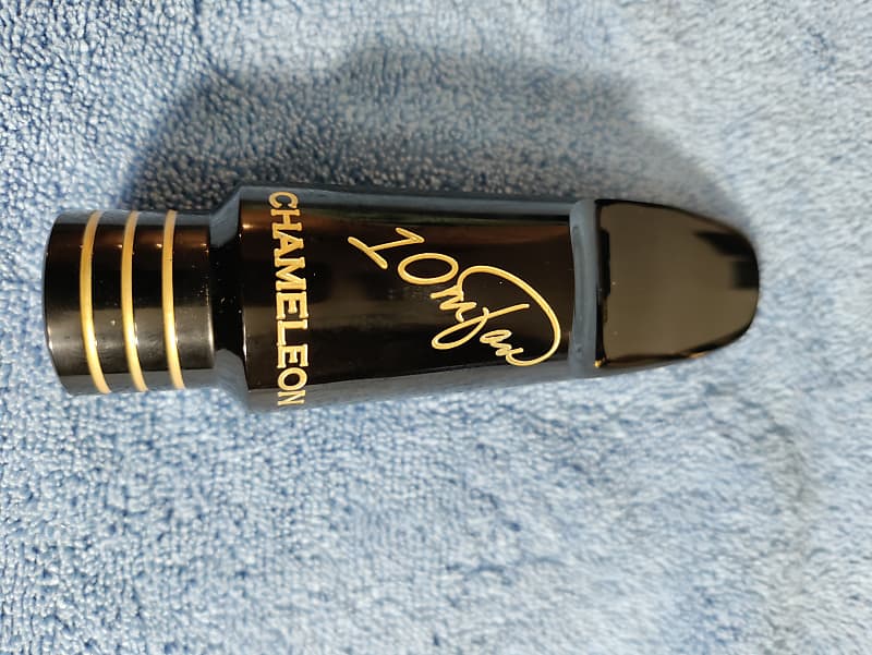 10mfan Chameleon Tenor Sax Mouthpiece, size 7** - Hard Rubber image 1