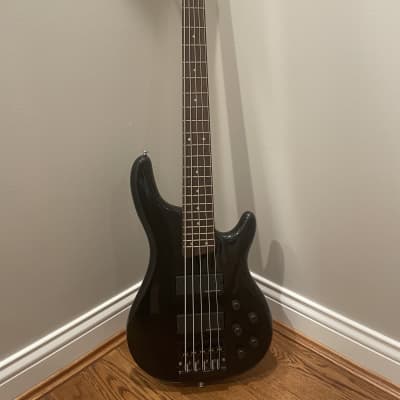Partscaster 5-string bass guitar w/EMG active bass tone control system Black for sale