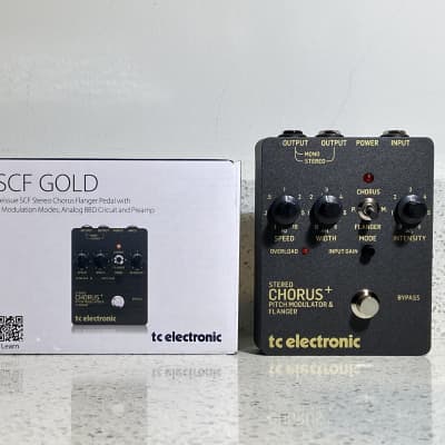 TC Electronic SCF Gold Stereo Chorus + Pitch Modulator & Flanger Reissue for sale
