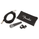 Fender P52S Cardioid Dynamic Microphone Kit, Includes Microphone Cable, Stand Clip, Zippered Pouch