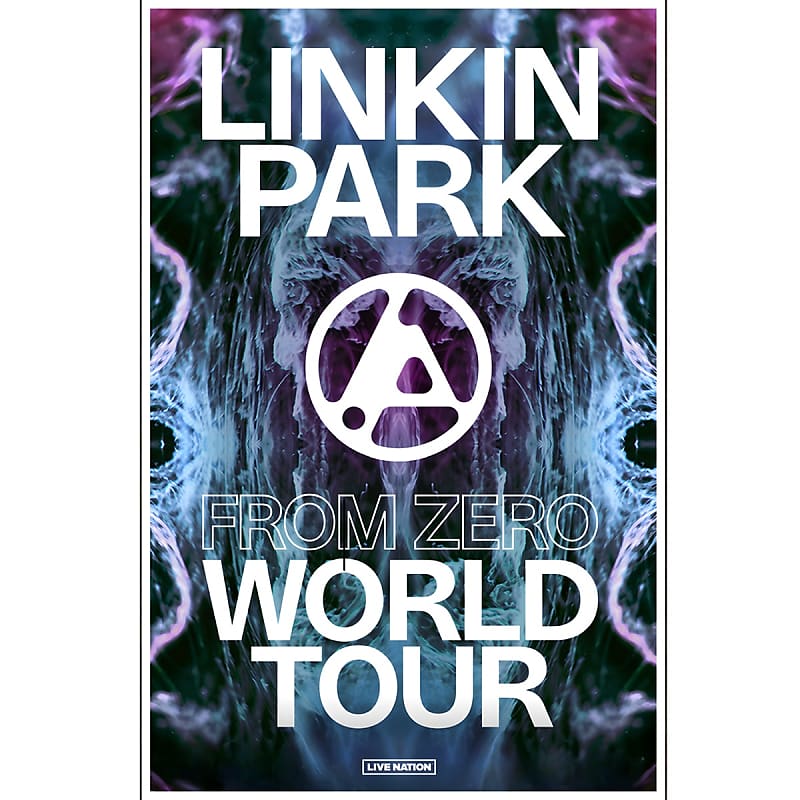 LINKIN PARK From Zero World Tour 2024 Ltd Ed New RARE Poster LINKIN PARK From Zero World Tour 2024 Ltd Ed New RARE Poster