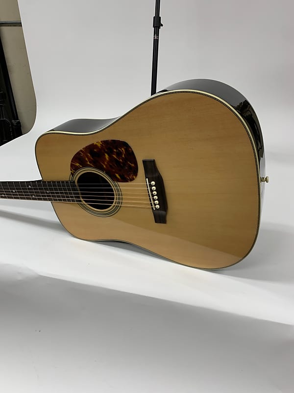 Recording King RD-328 Deluxe Dreadnought Natural | Reverb