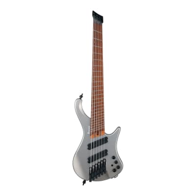 Ibanez EHB1006MSMGM EHB 6-String Bass Guitar with Bag (Right-Hand, Metallic Gray Matte) image 1